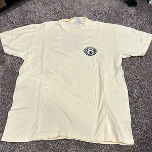 Vintage Men’s Short Sleeve Light Yellow Shirt size large